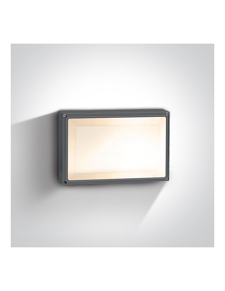 Kinkiety zewnętrzne - One Light plafon prostokąt Soros 67208B/AN IP54 - produkt kolory-swiatla.pl 1