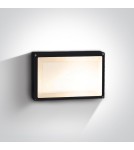 Kinkiety zewnętrzne - One Light plafon prostokąt Soros 67208B/B IP54 - product 1