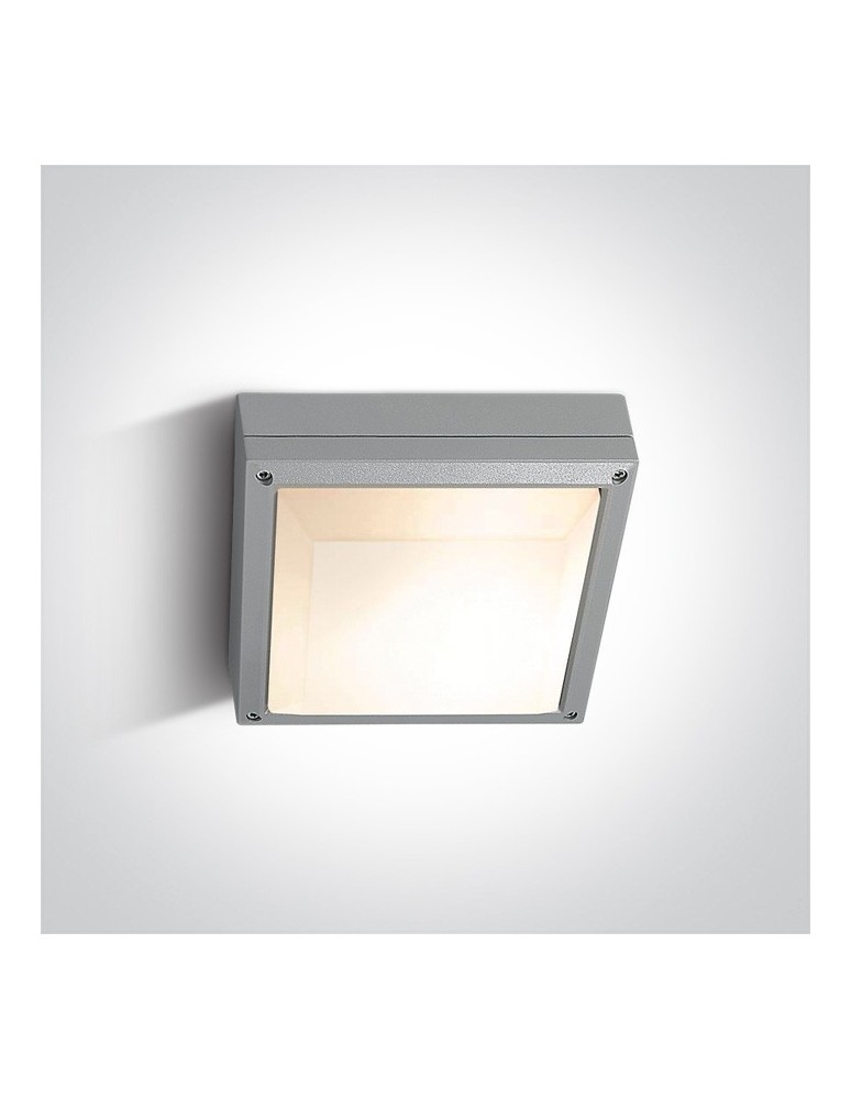 Lampy zewnętrzne sufitowe - One Light plafon kwadrat zewnętrzny Kronia 2 67210/G IP54 - produkt kolory-swiatla.pl 1