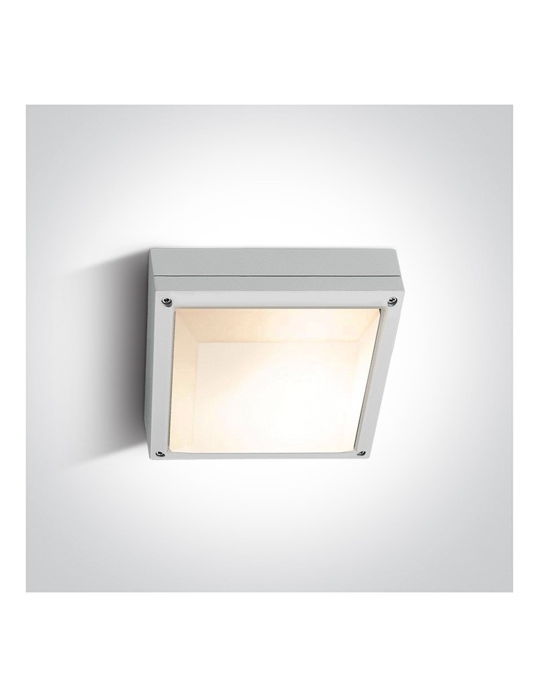 Lampy zewnętrzne sufitowe - One Light plafon kwadrat zewnętrzny Kronia 2 67210/W IP54 - produkt kolory-swiatla.pl 1