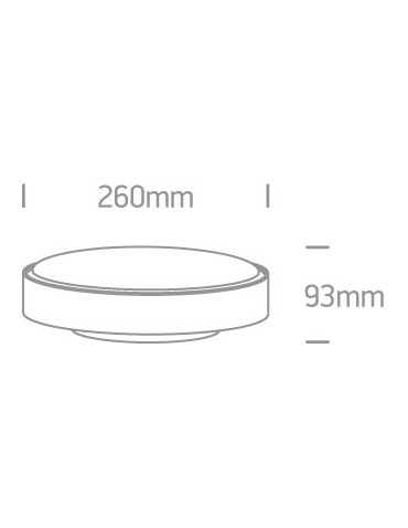 One Light plafon na zewnątrz biały 26cm Rafti 67280E/AN IP65 - produkt 2
