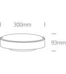 Lampy zewnętrzne sufitowe - One Light plafon LED na zewnątrz antracytowy 30cm Rafti 2 67280EA/AN IP65 - product 2
