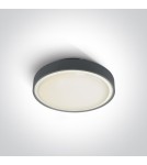 Lampy zewnętrzne sufitowe - One Light plafon do montażu na ogrodzie 26 cm Poka 67280N/AN/W IP65 - product 1