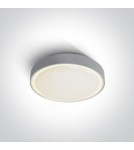 Lampy zewnętrzne sufitowe - One Light plafon do montażu na ogrodzie 26 cm Poka 67280N/G/W IP65 - product 1