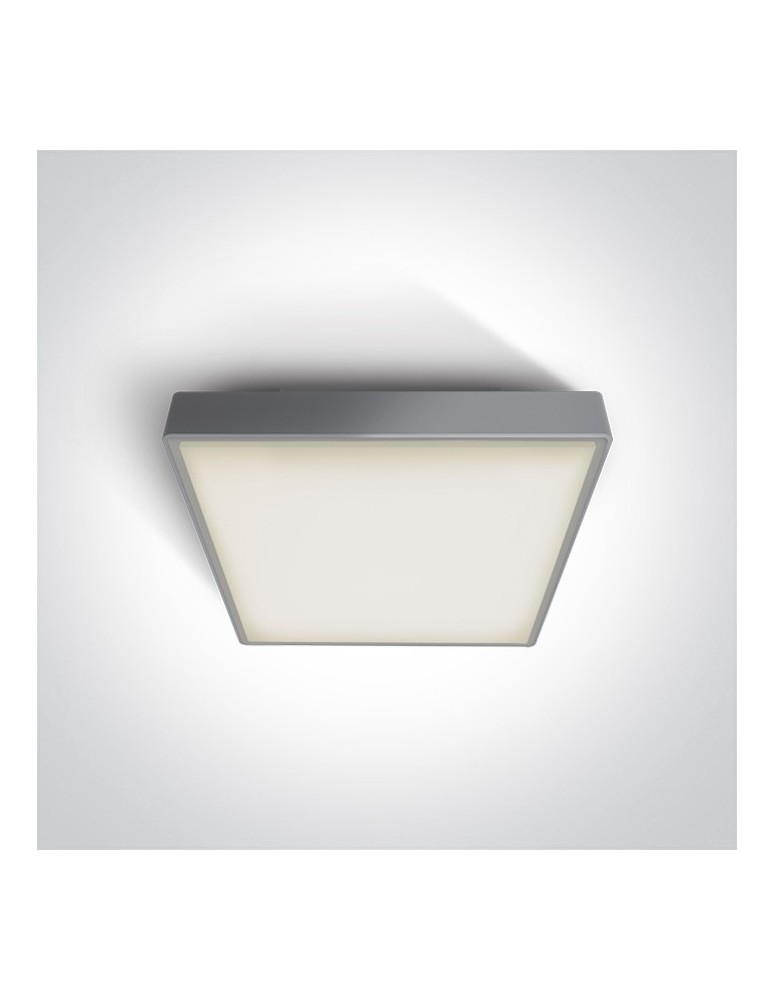 Lampy zewnętrzne sufitowe - One Light plafon LED kwadratowy na zewnątrz 30x30 Pirnari 2 67282AN/G/W IP65 - produkt kolory-swiatla.pl 1
