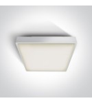 Lampy zewnętrzne sufitowe - One Light plafon LED kwadratowy na zewnątrz Pirnari 3 67282BN/W/W IP65 - product 1