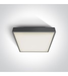 Lampy zewnętrzne sufitowe - One Light plafon kwadratowy 30 cm na zewnątrz Warkiza 67282EA/AN IP65 - product 1