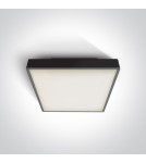 Lampy zewnętrzne sufitowe - One Light plafon kwadratowy 30 cm na zewnątrz Warkiza 67282EA/B IP65 - product 1