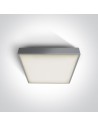 One Light plafon kwadratowy 30 cm na zewnątrz Warkiza 67282EA/G IP65
