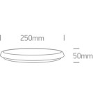 Lampy zewnętrzne sufitowe - One Light biały plafon LED 25 cm zewnętrzny wewnętrzny Livisi 67366/W/C IP54 - product 2