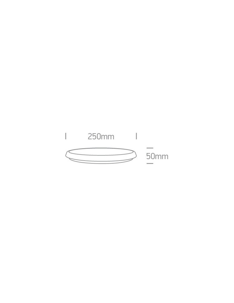 Lampy zewnętrzne sufitowe - One Light biały plafon LED 25 cm zewnętrzny wewnętrzny Livisi 67366/W/C IP54 - product kolory-swiatla.pl 2