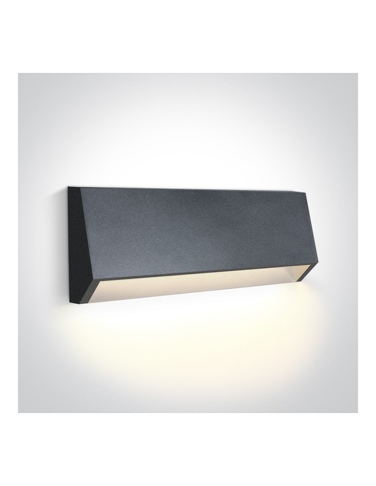 Lampy do oświetlania ścieżek - One Light kinkiet LED odporny na pogodę dom ogród Diminio 67386C/AN/W IP65 - produkt kolory-swiatla.pl 1