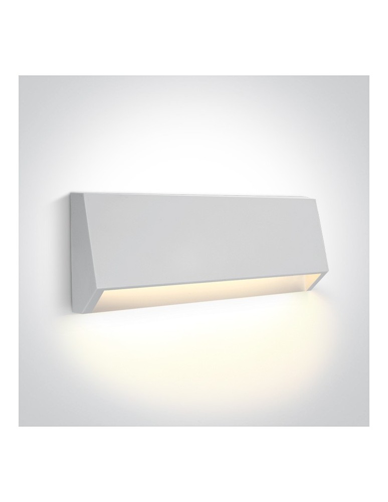 Lampy do oświetlania ścieżek - One Light kinkiet LED odporny na pogodę dom ogród Diminio 67386C/W/W IP65 - produkt kolory-swiatla.pl 1