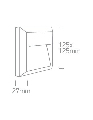 One Light kinkiet LED dom ogród elewacja Kesario 67388B/AN/W IP65 - product 2
