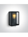 One Light kinkiet zewnętrzny z żarówką retro lampion Gabbia 67406/B