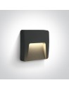 One Light kinkiet LED antracytowy do montażu na zewnątrz Lycuria 2 67418/AN/W IP65
