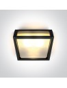 One Light kinkiet kwadratowy pasujący do mieszkania Psofida S 67420B/B IP54