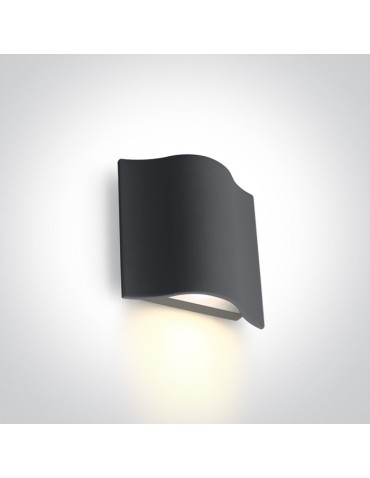 One Light kinkiet zewnętrzny wyjątkowy kształt Efyra 67422/AN/W IP54