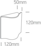 Kinkiety zewnętrzne - One Light kinkiet zewnętrzny wyjątkowy kształt Efyra 67422/AN/W IP54 - product 2