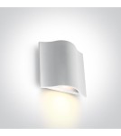 Kinkiety zewnętrzne - One Light kinkiet zewnętrzny wyjątkowy kształt Efyra 67422/W/W IP54 - product 1