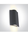 One Light kinkiet zewnętrzny pionowy wyjątkowy styl Efyra 2 67422A/AN/W IP54