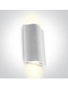 One Light kinkiet zewnętrzny pionowy wyjątkowy styl Efyra 2 67422A/W/W IP54