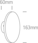 Kinkiety zewnętrzne - One Light kinkiet ścienny sufitowy podświetlany Fares 67450/W/W IP54 - product 3