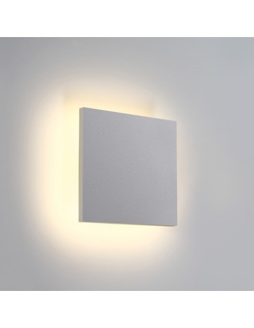 One Light plafon LED kwadratowy podświetlający ścianę Prevedos 67450A/W/W IP54