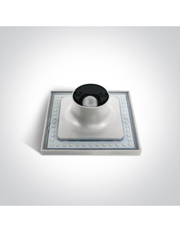 One Light plafon LED kwadratowy podświetlający ścianę Prevedos 67450A/W/W IP54 - produkt 2