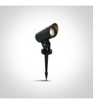 Lampy ogrodowe wbijane w ziemię (z klinem) - One Light czarna lampa ogrodowa z kolcem Doumena 67464G/B IP65 - product 1