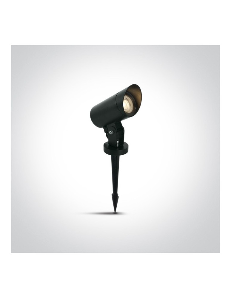 Lampy ogrodowe wbijane w ziemię (z klinem) - One Light czarna lampa ogrodowa z kolcem Doumena 67464G/B IP65 - produkt kolory-swiatla.pl 1