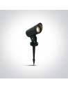 One Light czarna lampa ogrodowa z kolcem Doumena 67464G/B IP65