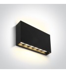 Kinkiety zewnętrzne - One Light nowoczesny kinkiet LED mieszkanie dom elewacja Almiriki 67472/AN/W IP65 - product 1