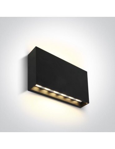 One Light nowoczesny kinkiet LED mieszkanie dom elewacja Almiriki 67472/AN/W IP65