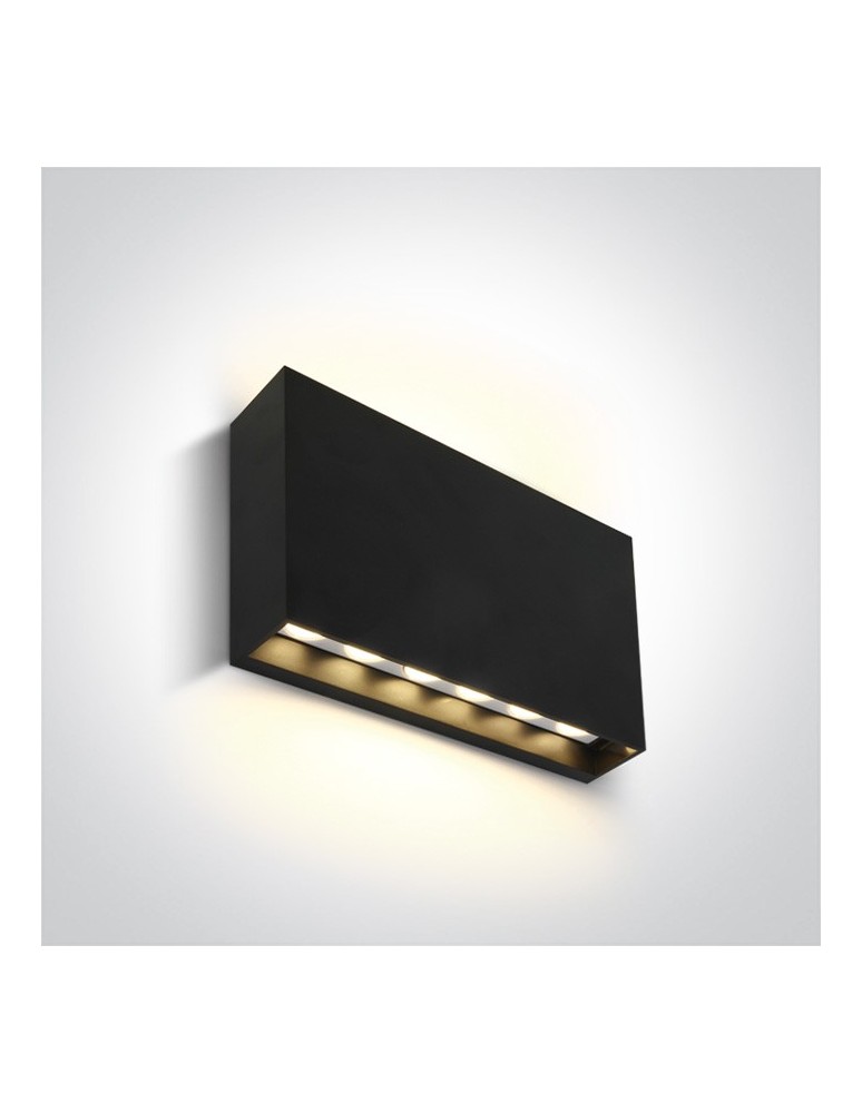 Kinkiety zewnętrzne - One Light nowoczesny kinkiet LED mieszkanie dom elewacja Almiriki 67472/AN/W IP65 - produkt kolory-swiatla.pl 1