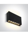 One Light nowoczesny kinkiet LED mieszkanie dom elewacja Almiriki 67472/AN/W IP65