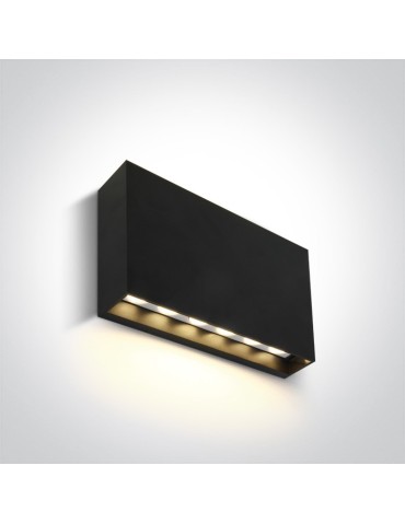 One Light kinkiet LED minimalistyczny antracyt mieszkanie loft elewacja Latzio 67472A/AN/W IP65