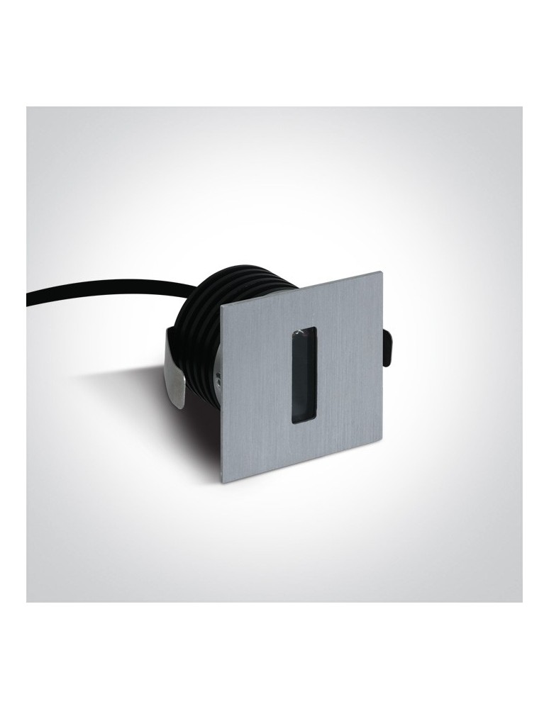 Oprawy do wbudowania w ściane - One Light wpust LED stylowy ozdobny mieszkanie dom elewacja Epitalio 68004/AL/W IP54 - product kolory-swiatla.pl 2