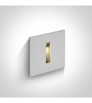 Oprawy do wbudowania w ściane - One Light wpust LED stylowy ozdobny mieszkanie dom elewacja Epitalio 68004/W/W IP54 - product 1
