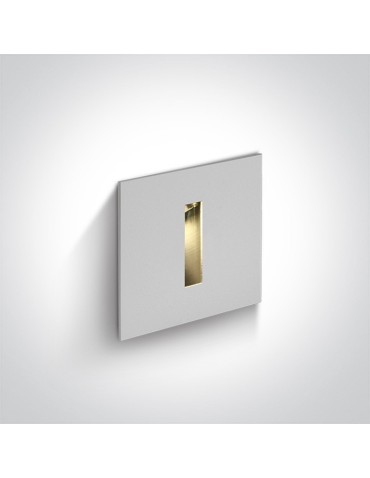 One Light wpust LED stylowy ozdobny mieszkanie dom elewacja Epitalio 68004/W/W IP54