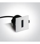 Oprawy do wbudowania w ściane - One Light wpust LED stylowy ozdobny mieszkanie dom elewacja Epitalio 68004/W/W IP54 - product 2