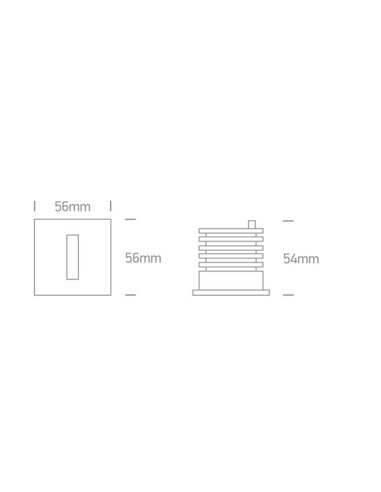 Oprawy do wbudowania w ściane - One Light wpust LED stylowy ozdobny mieszkanie dom elewacja Epitalio 68004/W/W IP54 - product kolory-swiatla.pl 3
