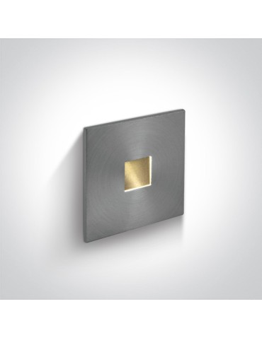 One Light wpust LED do oświetlenia korytarza chodnika Ladiko 68004A/AL/W IP54