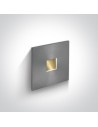 One Light wpust LED do oświetlenia korytarza chodnika Ladiko 68004A/AL/W IP54