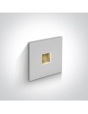 One Light wpust LED do oświetlenia korytarza chodnika Ladiko 68004A/W/W IP54