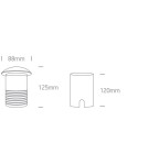 Lampy najazdowe i gruntowe - One Light lampa do wbudowania chodnik ścieżka ogród Mallota 4 69016AG IP67 - product 3