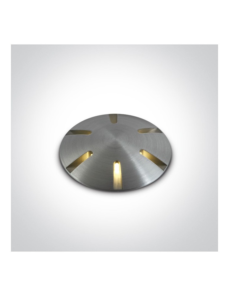 Lampy najazdowe i gruntowe - One Light wpust LED aluminiowy do ogrodu ścieżka chodnik Diaselo 6 69044/AL/W IP67 - produkt kolory-swiatla.pl 1