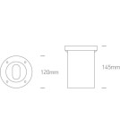 Lampy najazdowe i gruntowe - One Light wpust LED zewnętrzny regulowany ścieżka chodnik elewacja Verga 69046G IP67 - product 3