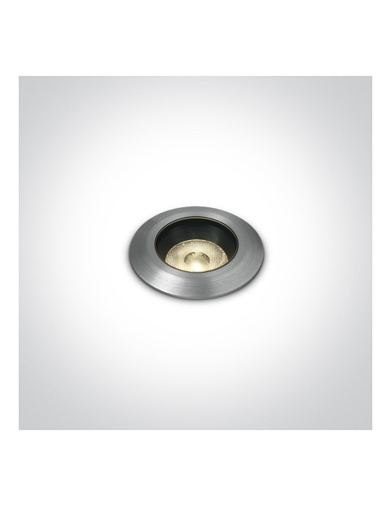 Lampy najazdowe i gruntowe - One Light wpust LED aluminiowy Malta 69056A/W IP67 - produkt kolory-swiatla.pl 1