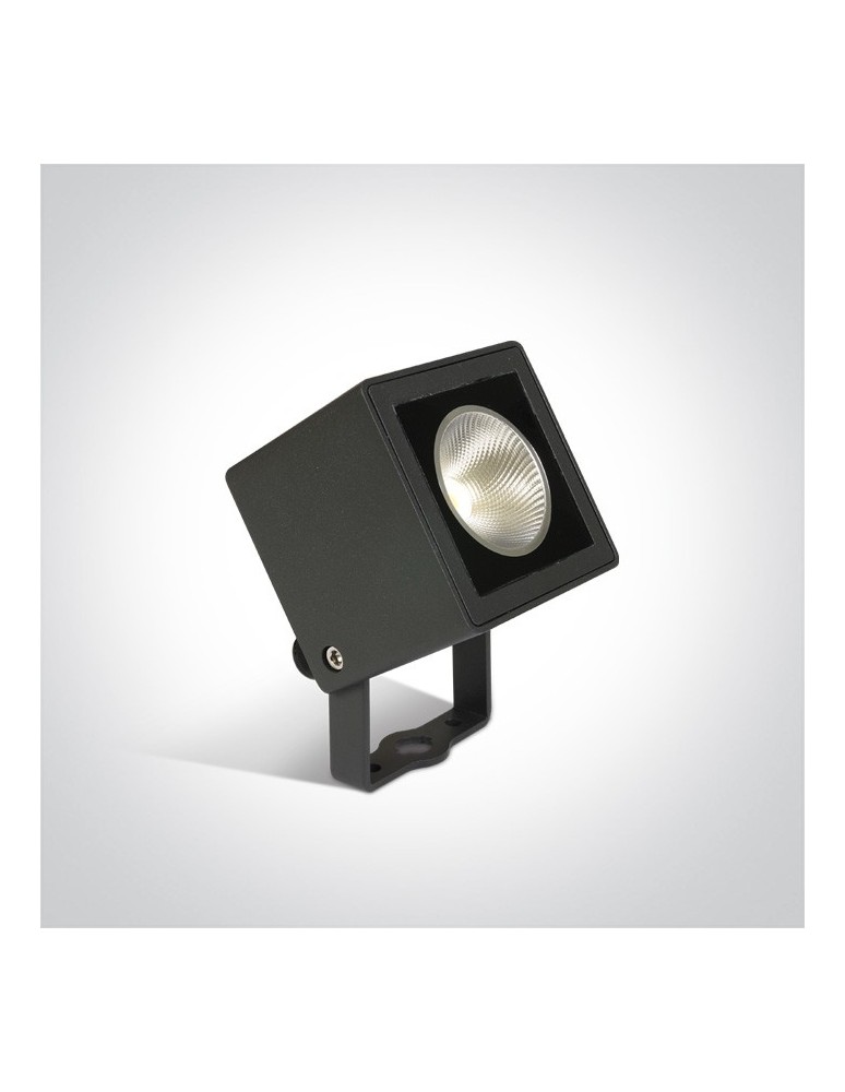 Reflektory i naświetlacze zewnętrzne - One Light reflektor LED kostka oświetlenie ogrodu Borgone 7052/AN/W IP65 - produkt kolory-swiatla.pl 1